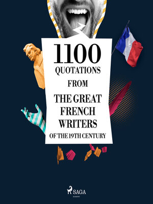 cover image of 1100 Quotations from the Great French Writers of the 19th Century